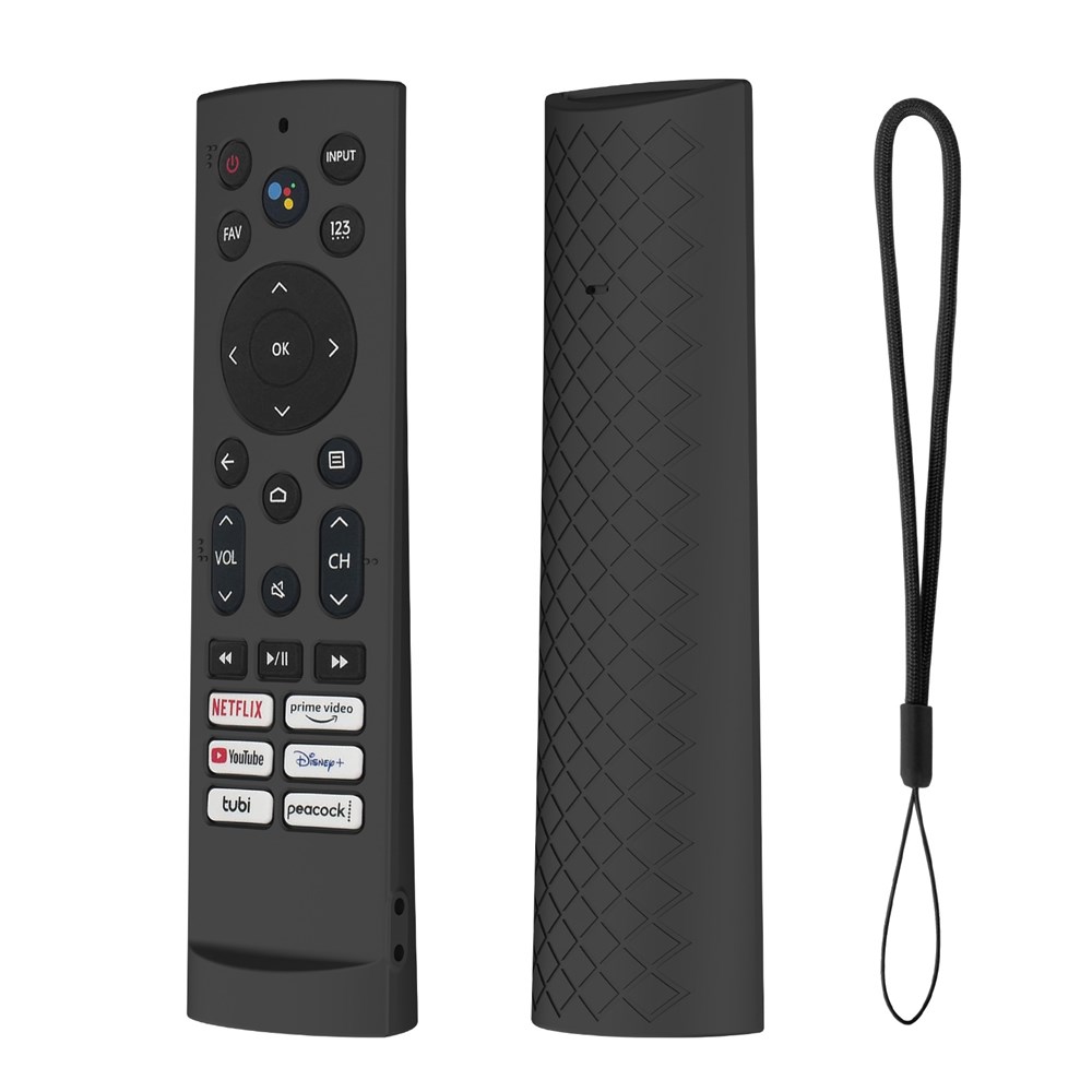 Silicone remote cover for Hisense ERF3F80H ZDB1210320 TV Remote (Model RC08)